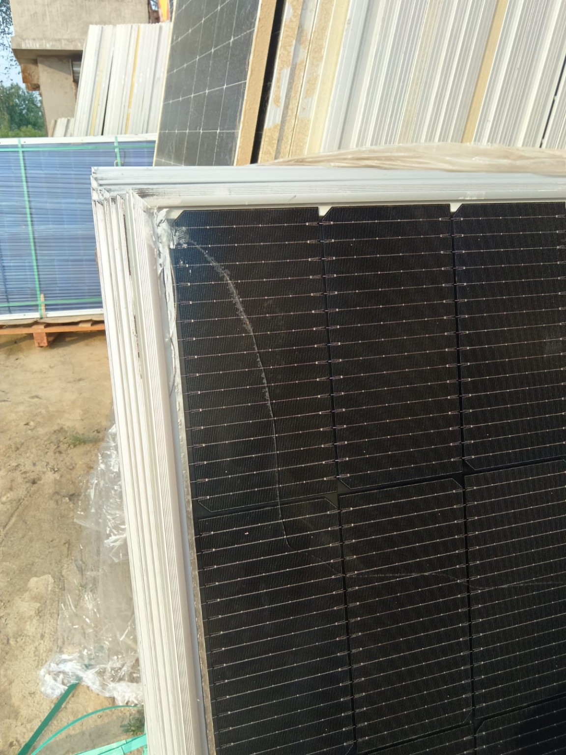 Solar panel scrap & damage — 1