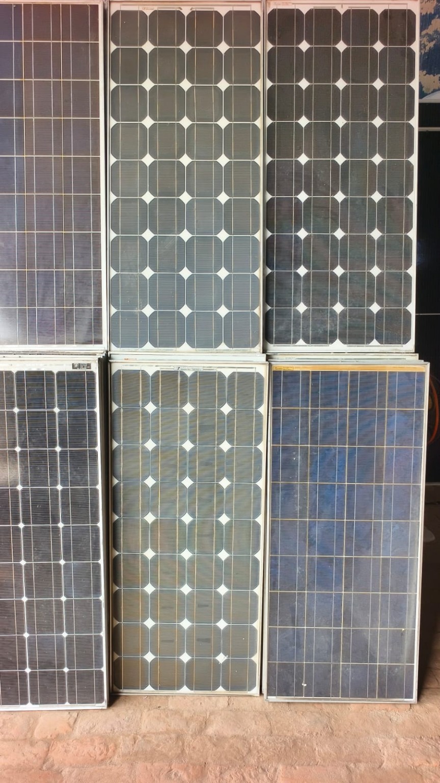 Mixed used solar panels